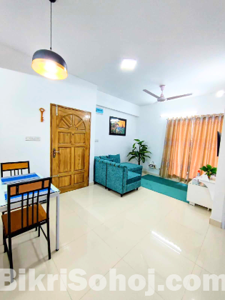 Two-Bedroom Serviced Apartment In Bashundhara R/A